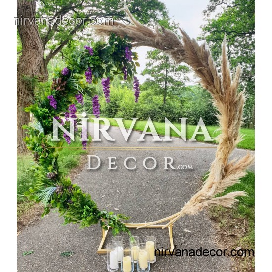 Nişan Masası Arkası Yuvarlak Çember