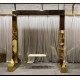 Gold Pleksi Kaplama Düğün Salıncağı Gold Pleksi Kaplama Düğün Salıncağı