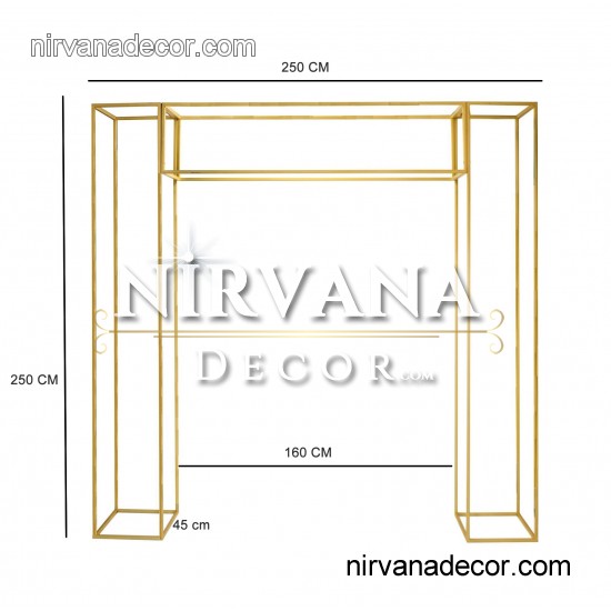 Dikdörtgen Düğün V2 Kemeri, Düğün giriş kemeri 250x250 Dikdörtgen Düğün V2 Kemeri, Düğün giriş kemeri 250x250