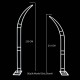 Düğün Giriş Tag  Çiçek Demiri 210- 250CM ÇİFTLİ