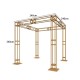 Kare metal gold boyalı düğün gazebosu Kare metal gold boyalı düğün gazebosu