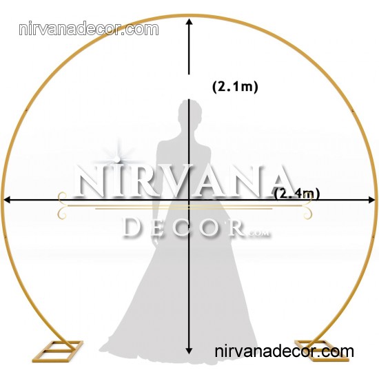 Yuvarlak Çember Tag Demiri -Giriş kemeri Arka fon  