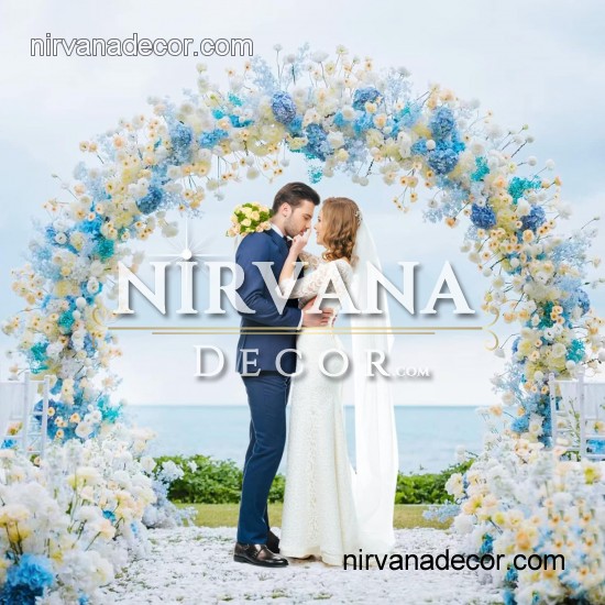 Yuvarlak Çember Tag Demiri -Giriş kemeri Arka fon  