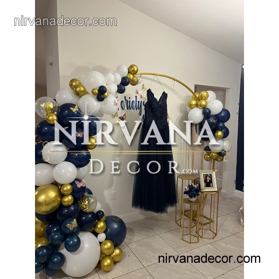 Yuvarlak Çember Tag Demiri -Giriş kemeri Arka fon  