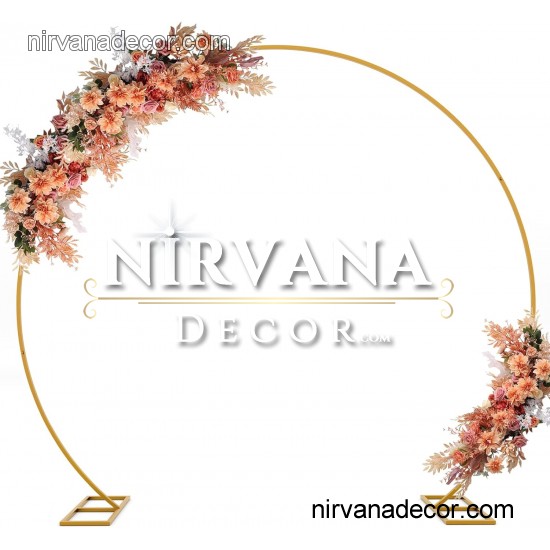 Yuvarlak Çember Tag Demiri -Giriş kemeri Arka fon  