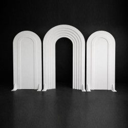 3lü Ahşap Arka Fon Seti