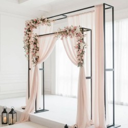 Dikdörtgen Metal Backdrop Seti (2’li) –Düğün Arka Fon