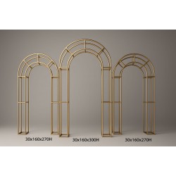 Üç Parçalı Katmanlı Metal Kemer Arka Fon