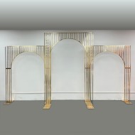 3 Adet Lüks Slim Düğün Sahne Arka Fon Dekoru 