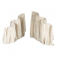 Modern Dalgalı Arka Fon Metal Tasarım