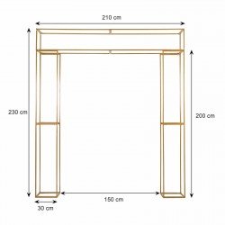 Dikdörtgen Düğün Kemeri, Düğün giriş kemeri 230x210 