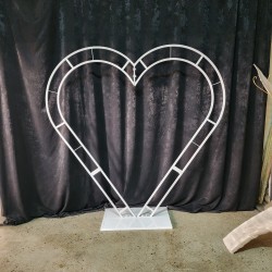 Metal Kalp Çiçek Demiri Ağırlıklı Model-220x220 cm