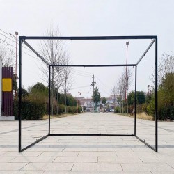 Metal Düğün Fotoğraf Kabini Kutusu ayarlana bilir Kare kutu demiri 