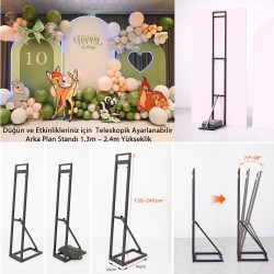 Teleskopik Ayarlanabilir Arka Plan Standı