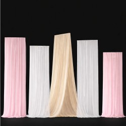 T Demir Uyumlu Farbela Pileli Perde | Teleskopik T Stand Perdesi