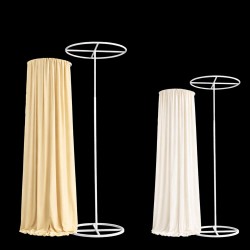 Yuvarlak Demir Stand | Teleskopik Dairesel Organizasyon Standı