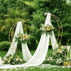 Düğün Kemeri Büyük C Model Çiçek Tag demiri 