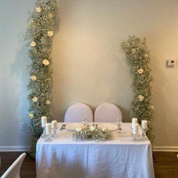 2'li Set Metal Kavisli tek profil Düğün Kemeri tag, Balon Çiçek düğün yürüyüş yolu