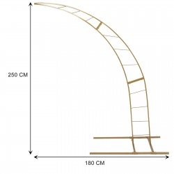 Yarım Hilal Düğün Çiçek Tag Demiri  250CM