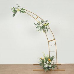 Yarım Hilal Düğün Çiçek Tag Demiri  250CM