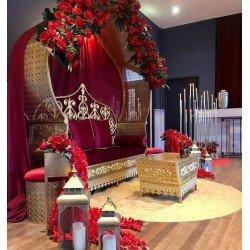 Çift Kişilik Çatılı Kına Tahtı 