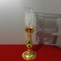 Tekli Gold Şamdan