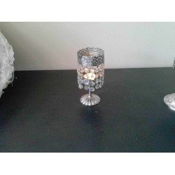Kristal Taşlı Mini Mumluk