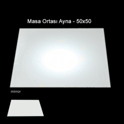 Masa Ortası Kare Ayna